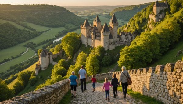 Visiter les châteaux forts en famille en Dordogne