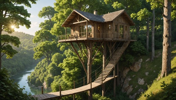 Dormir à la cime des arbres : les cabanes perchées de Dordogne