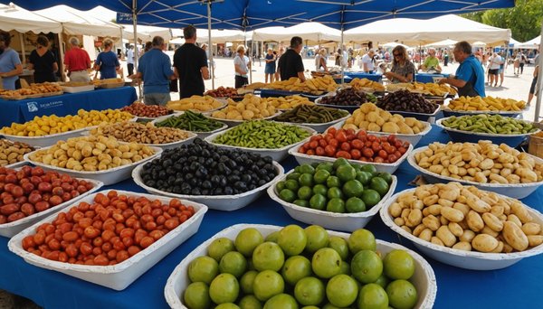 Marchés et gastronomie à découvrir à argelès-sur-mer avec le camping les marsouins