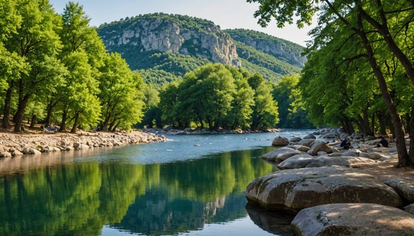Top camping spots to discover the stunning rivers of l'ardèche